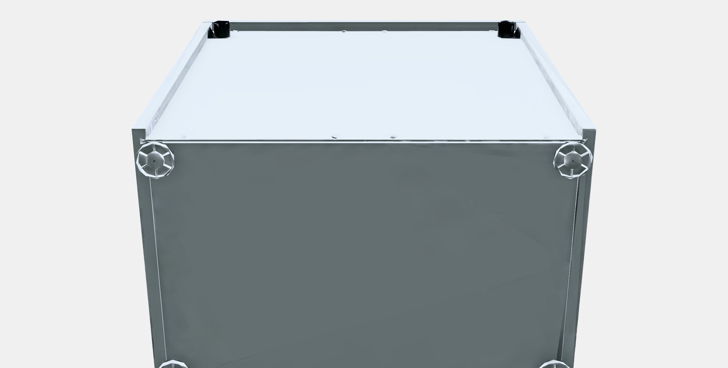 SMASTAD - PLATSA Chest of 3 drawers 6 Low-poly 3D model_8