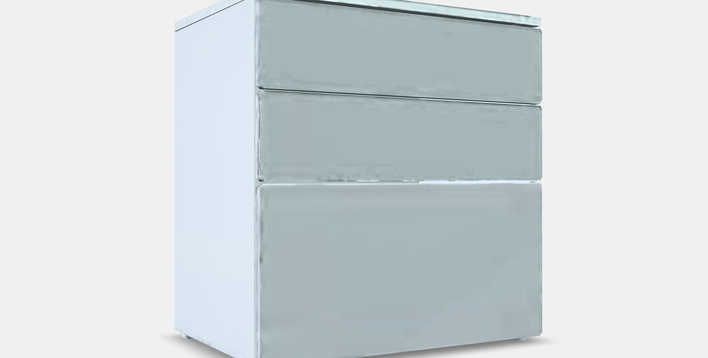 SMASTAD - PLATSA Chest of 3 drawers 6 Low-poly 3D model_9