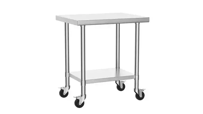 Stainless Steel Cart Work table Caster
