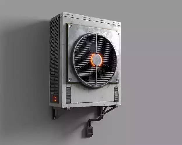 Cyberpunk Air Conditioner