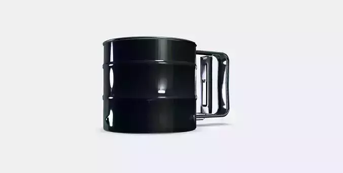 IDEALISK Flour sifter Low-poly 3D model