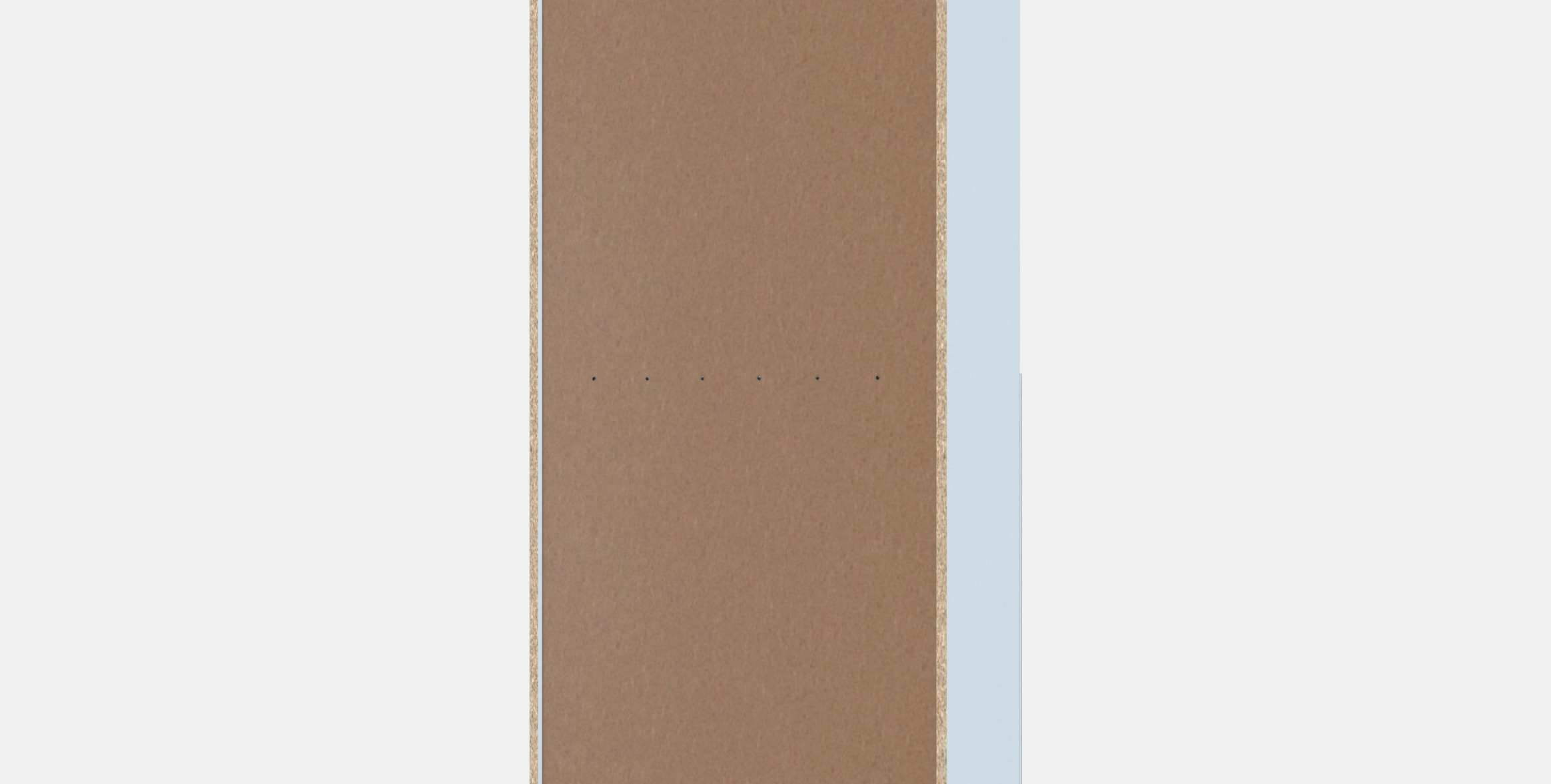 BILLY - OXBERG Bookcase with doors 3 Low-poly 3D model_6