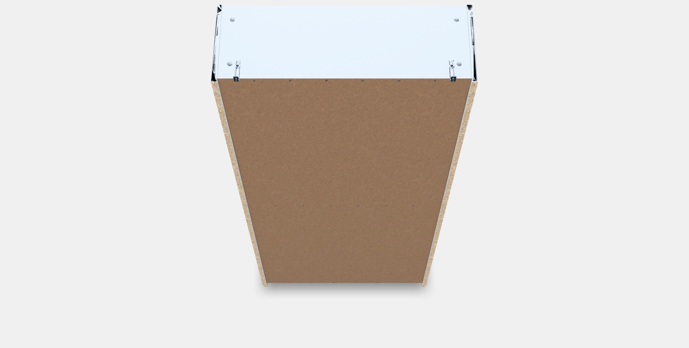 BILLY - OXBERG Bookcase with doors 3 Low-poly 3D model_5