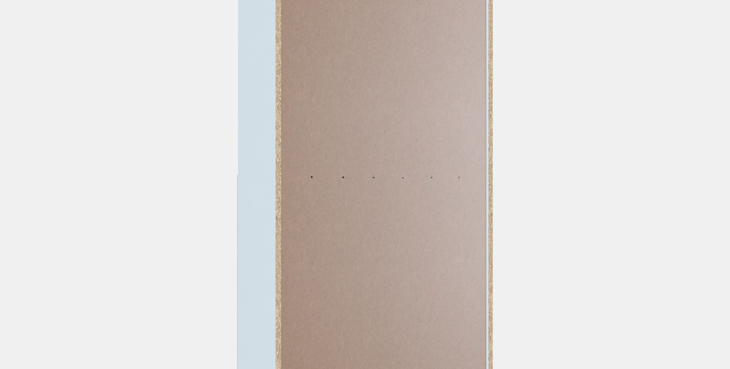 BILLY - OXBERG Bookcase with doors 3 Low-poly 3D model_4