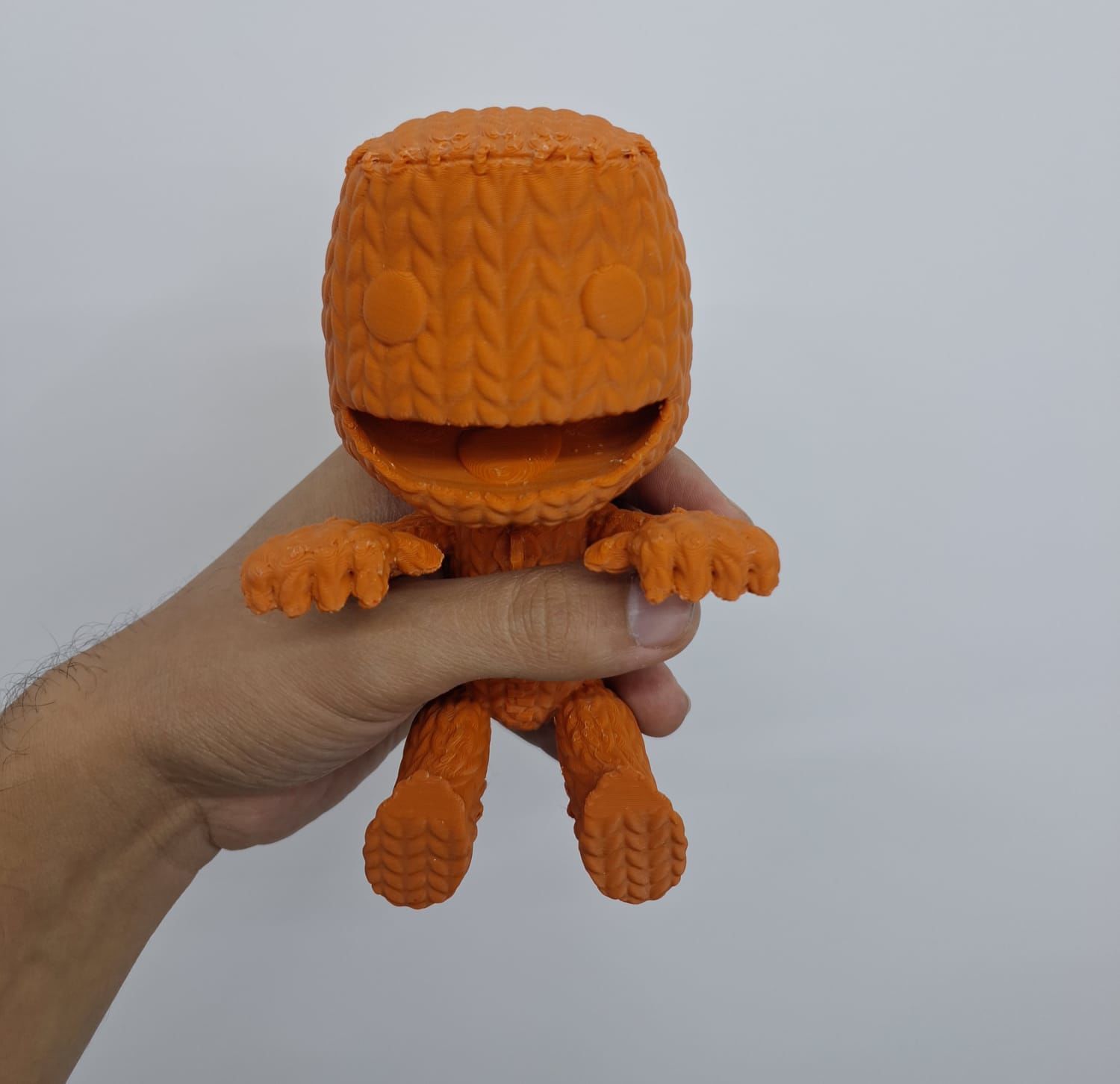 Pack 6 poses Sackboy 3D print model_2