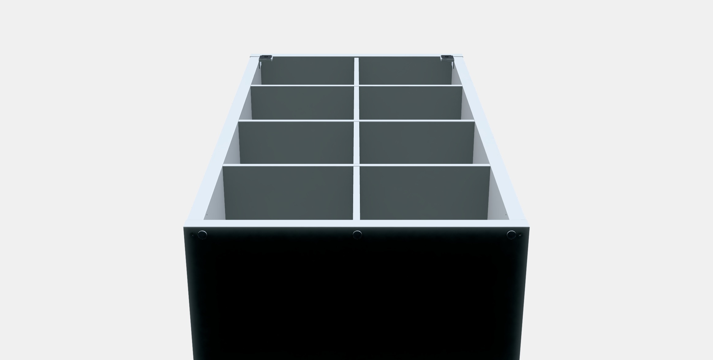 KALLAX Shelving unit 65 Low-poly 3D model_8
