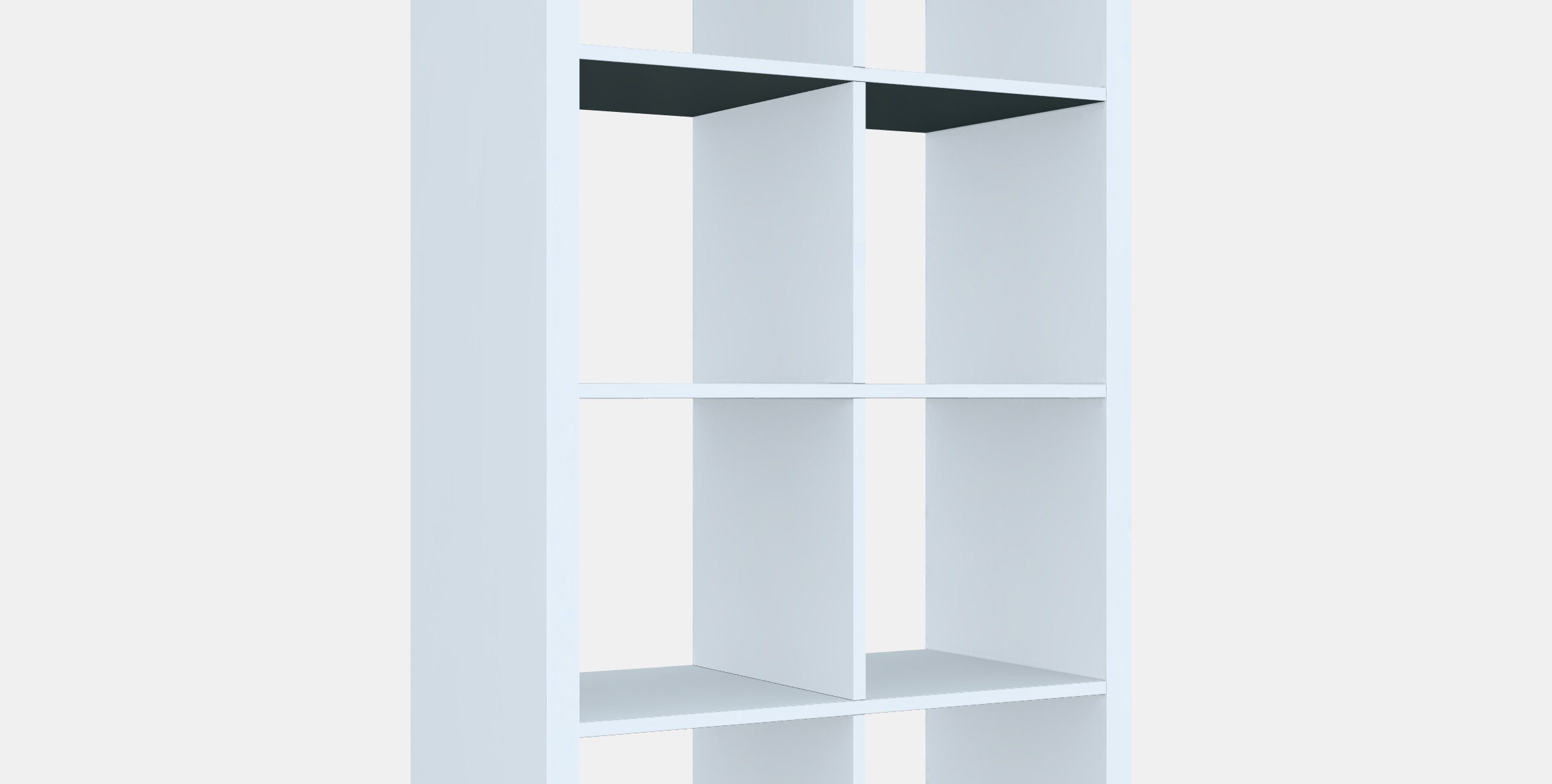 KALLAX Shelving unit 65 Low-poly 3D model_2