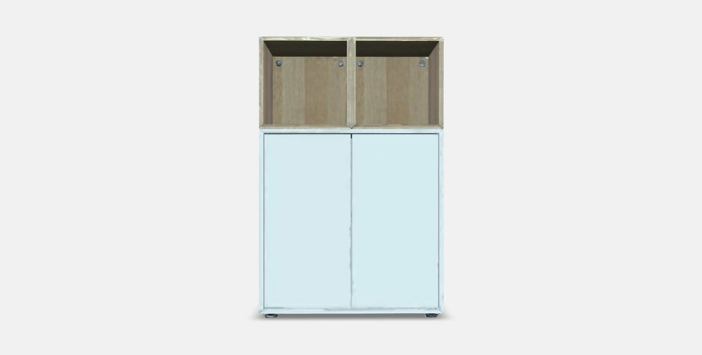 EKET Cabinet combination with feet 10 Low-poly 3D model_10