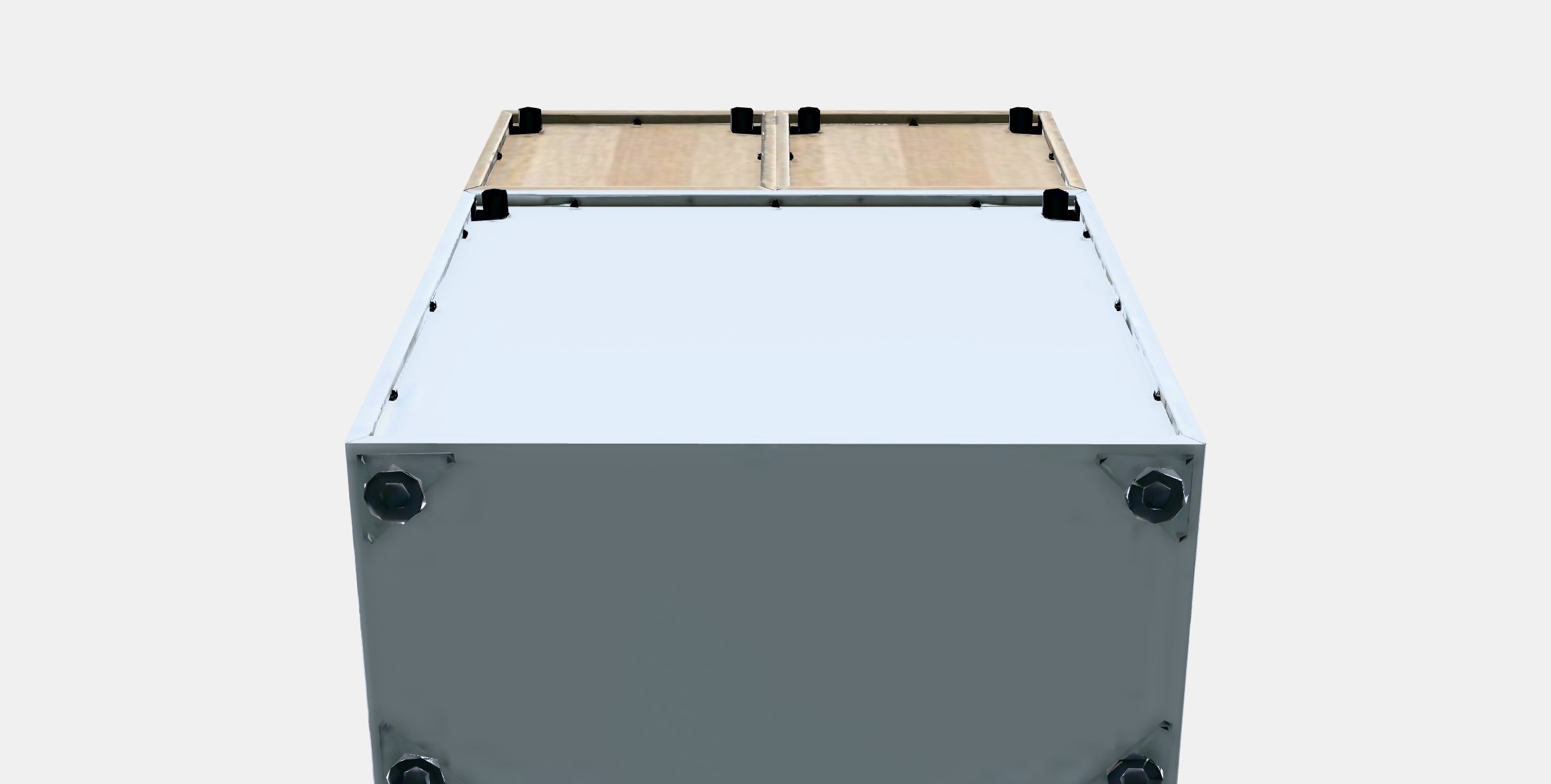 EKET Cabinet combination with feet 10 Low-poly 3D model_8