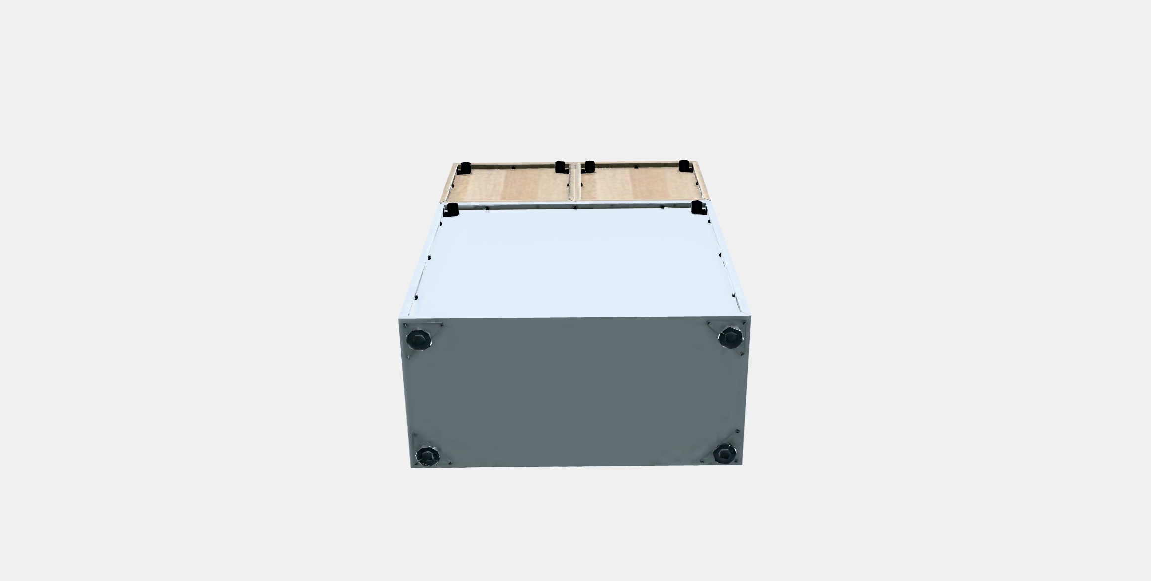 EKET Cabinet combination with feet 10 Low-poly 3D model_5