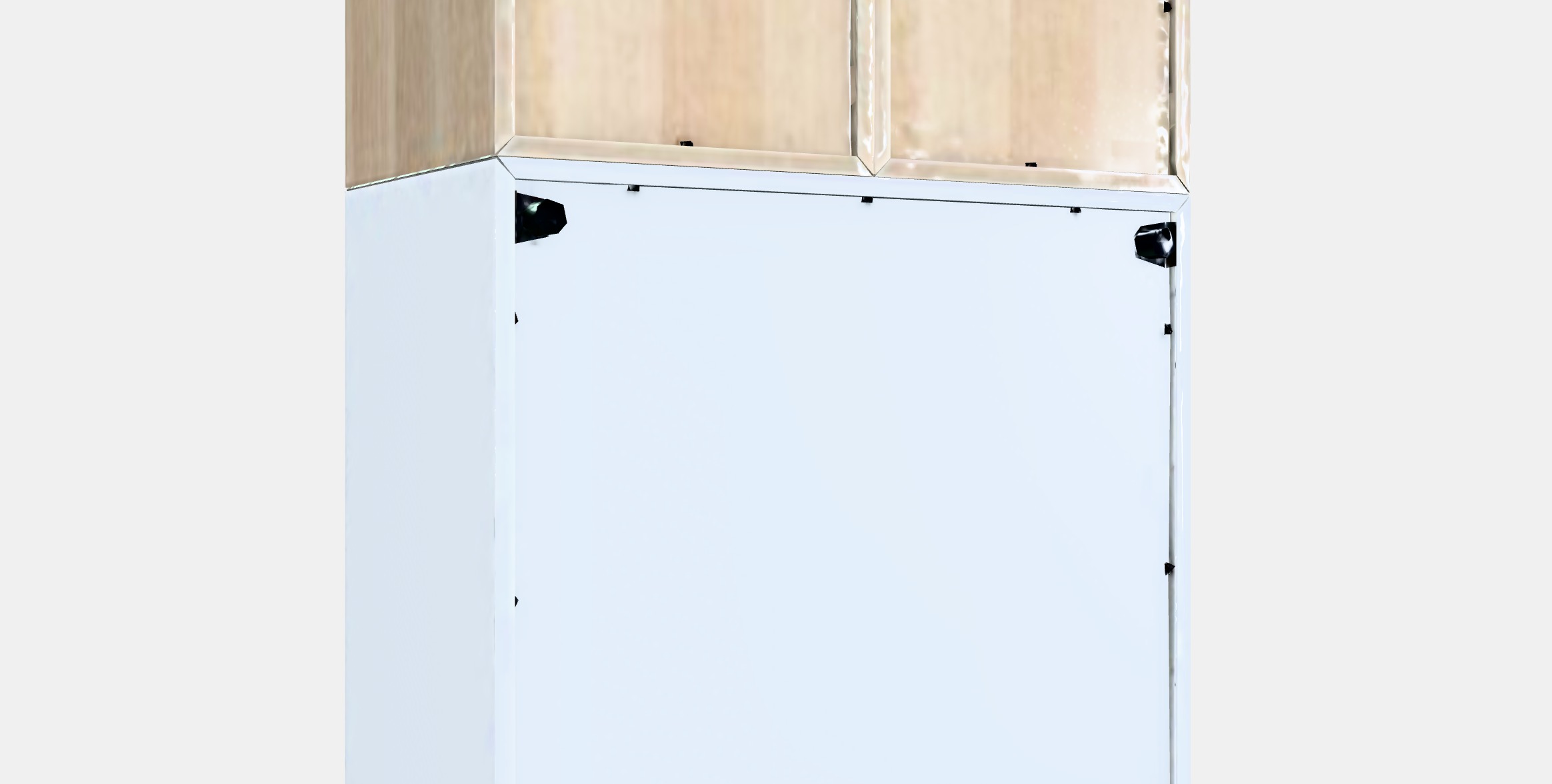 EKET Cabinet combination with feet 10 Low-poly 3D model_2