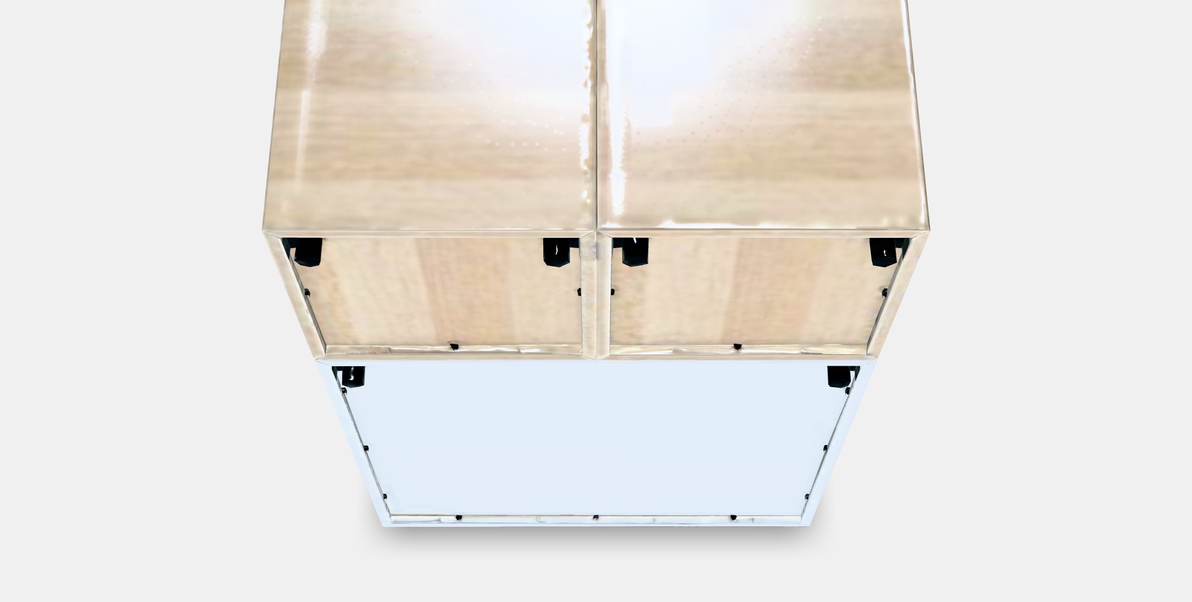 EKET Cabinet combination with feet 10 Low-poly 3D model_7