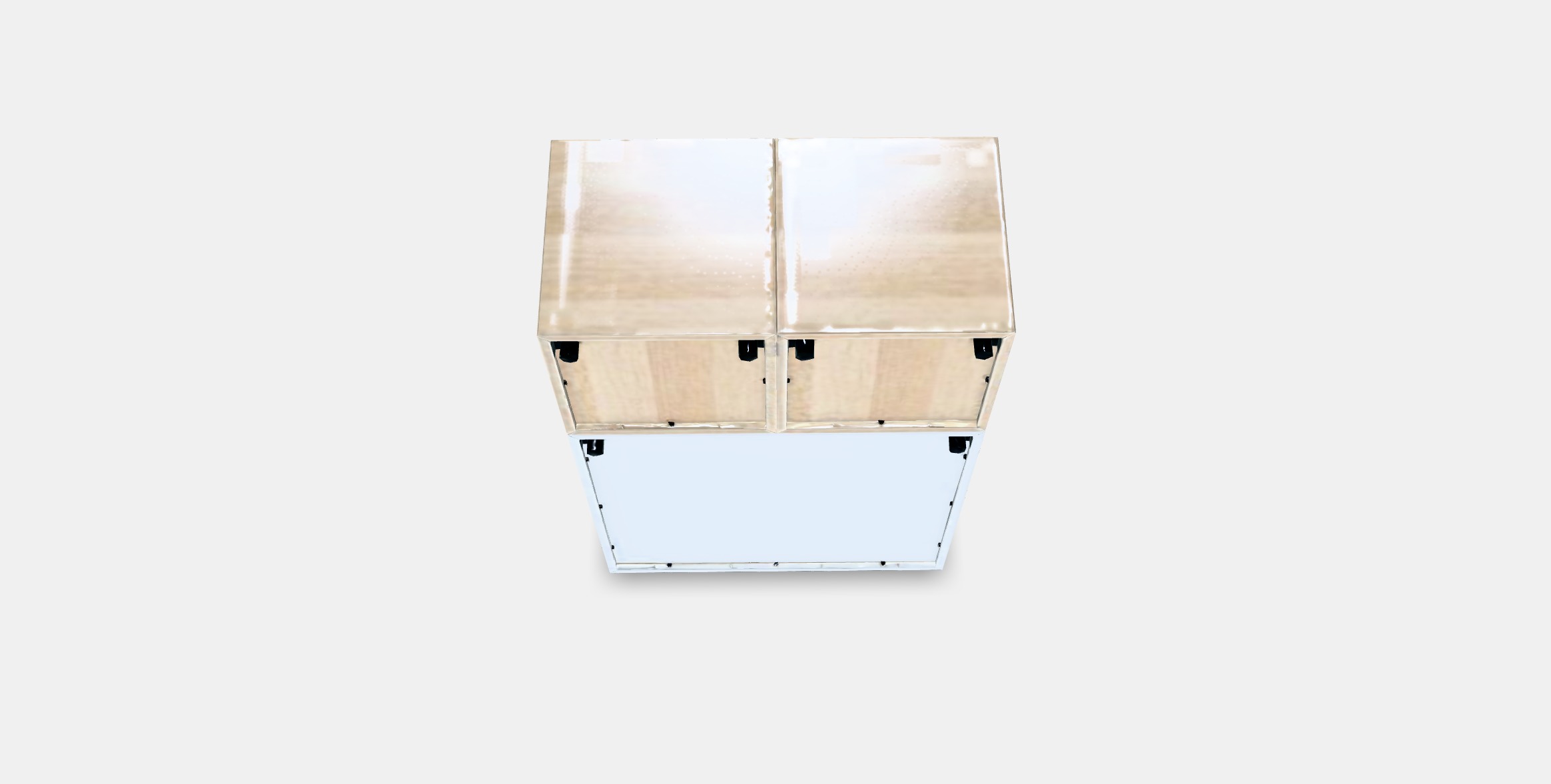 EKET Cabinet combination with feet 10 Low-poly 3D model_3