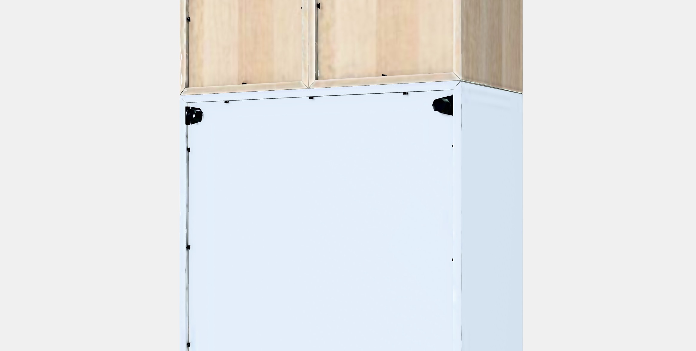 EKET Cabinet combination with feet 10 Low-poly 3D model_6