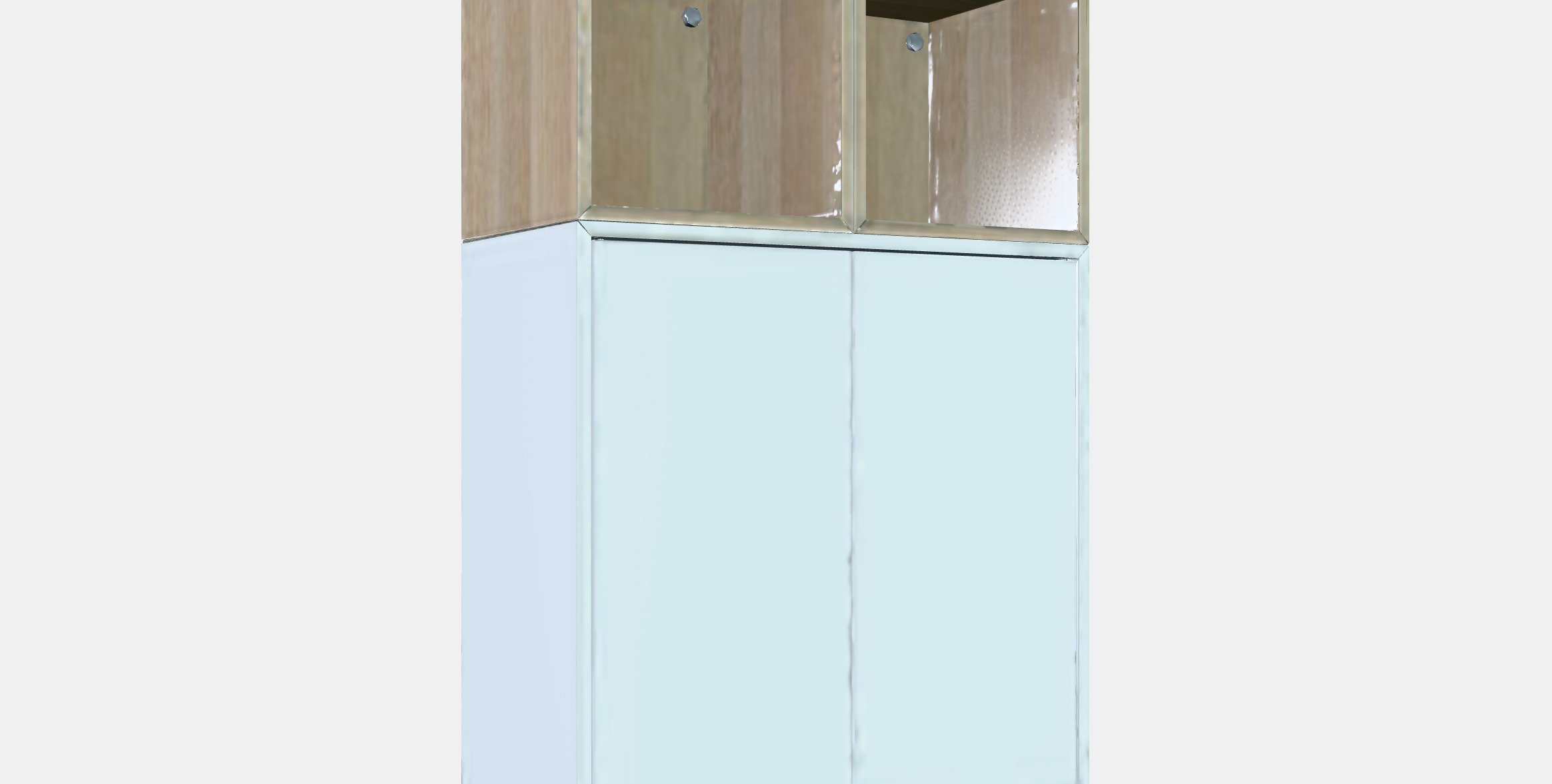 EKET Cabinet combination with feet 10 Low-poly 3D model_9