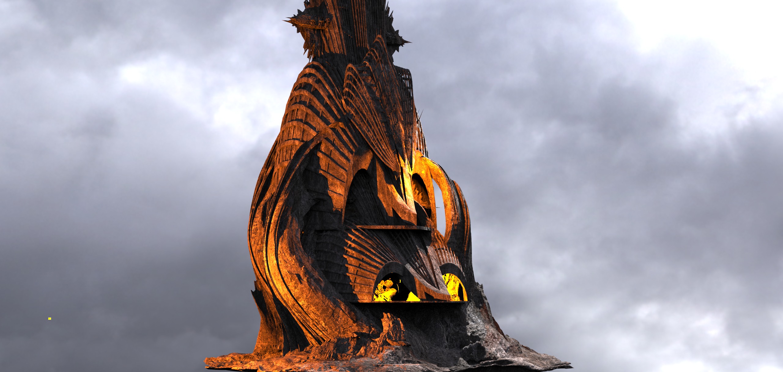 Voice of Sauron tower 1  3D model_1