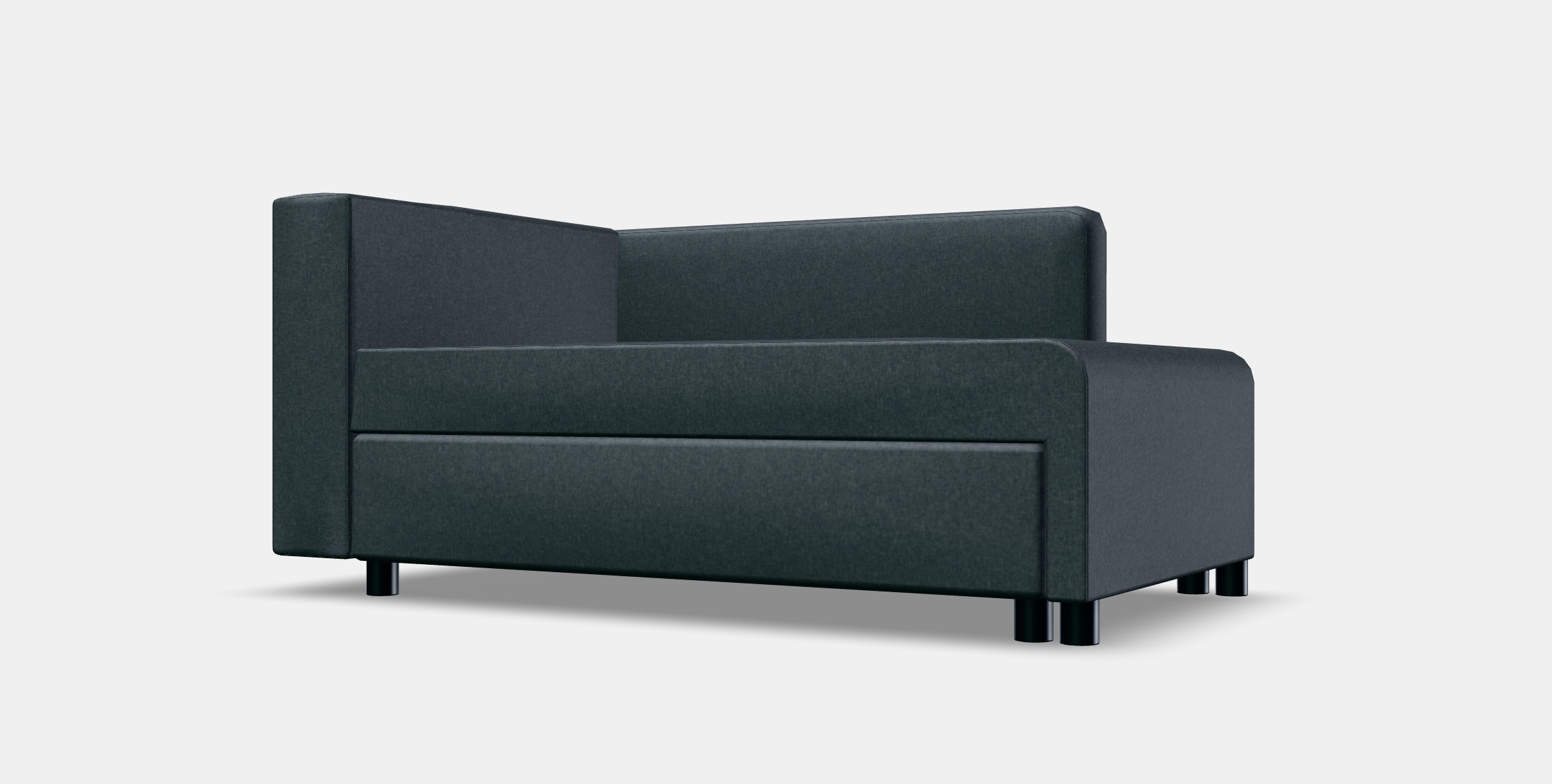 BYGGET Chaise longue-sofa-bed Low-poly 3D model_13