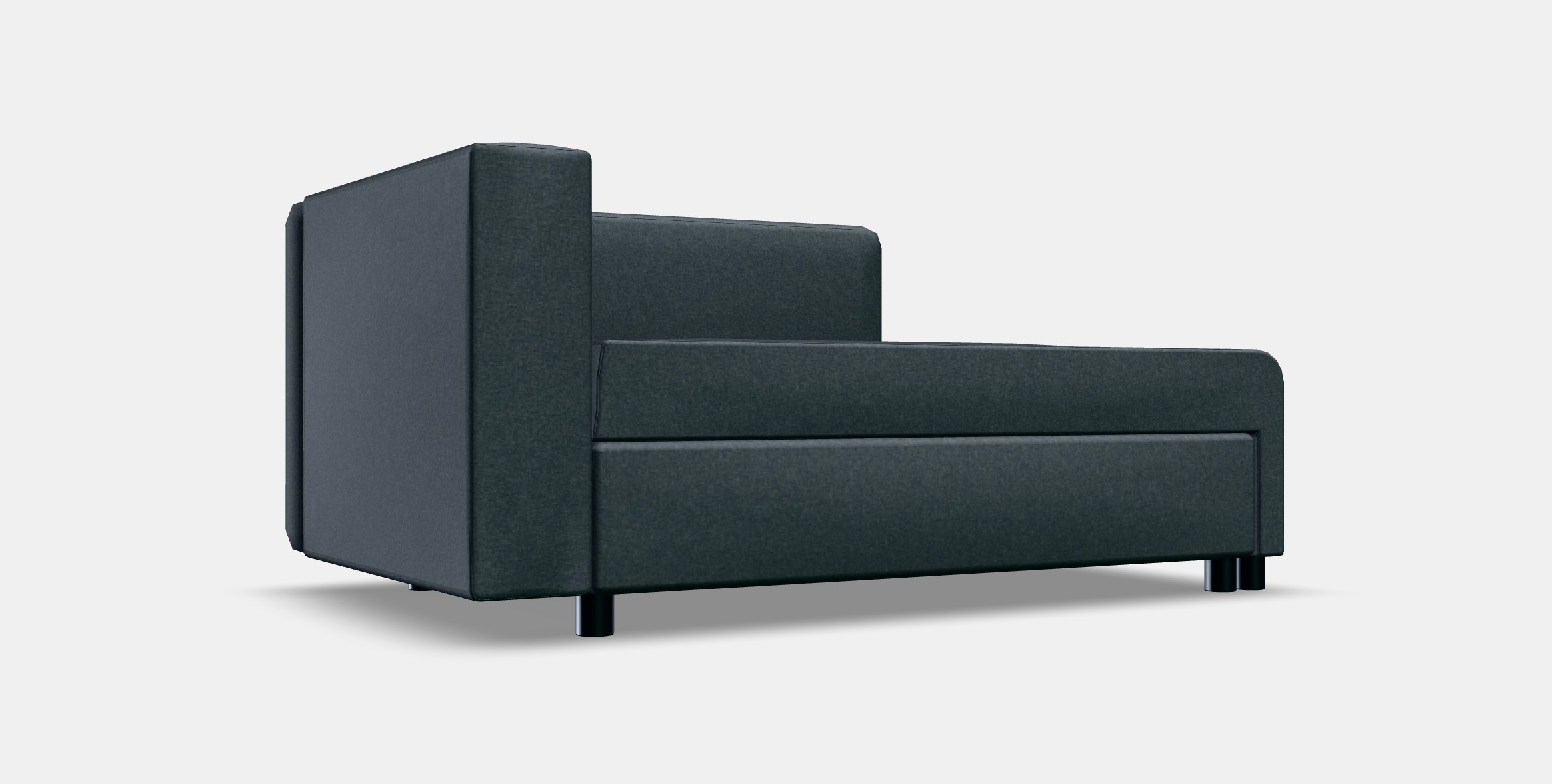 BYGGET Chaise longue-sofa-bed Low-poly 3D model_9