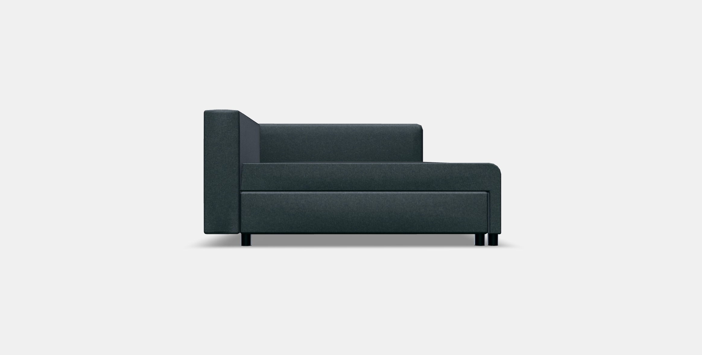 BYGGET Chaise longue-sofa-bed Low-poly 3D model_10