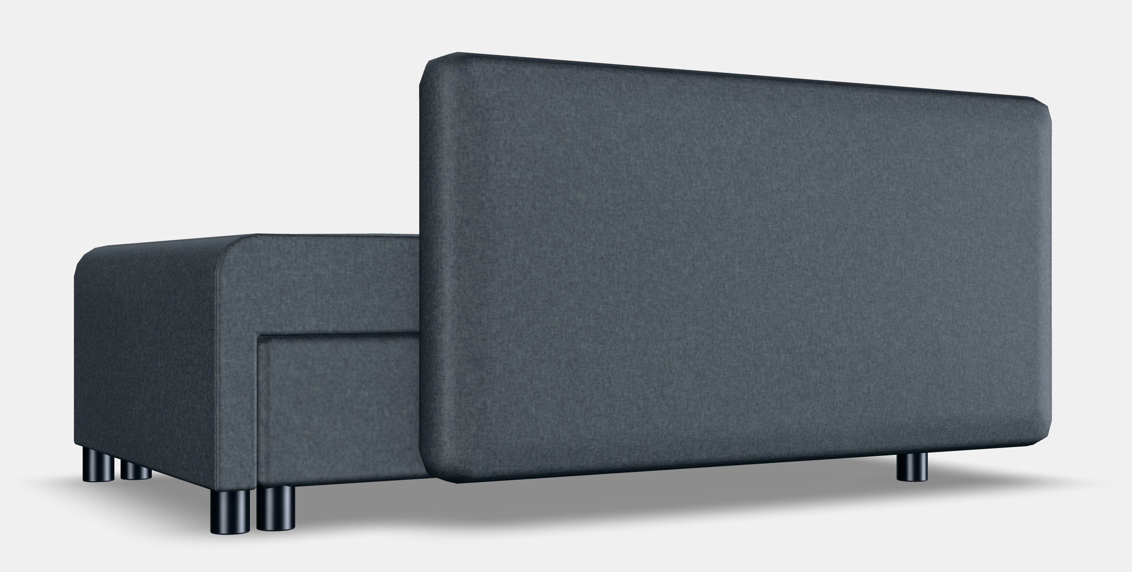 BYGGET Chaise longue-sofa-bed Low-poly 3D model_2