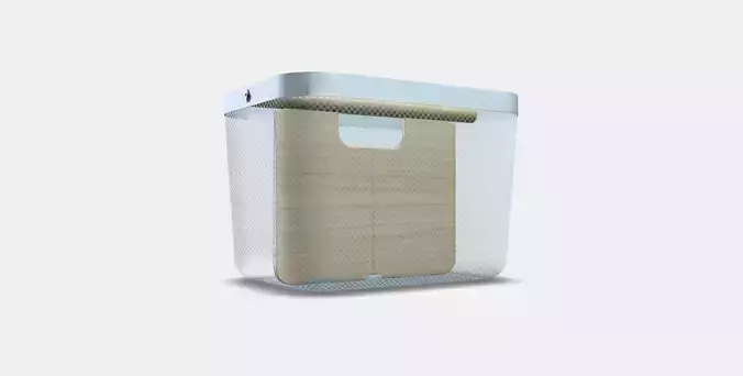 RISATORP Basket with compartments Low-poly 3D model