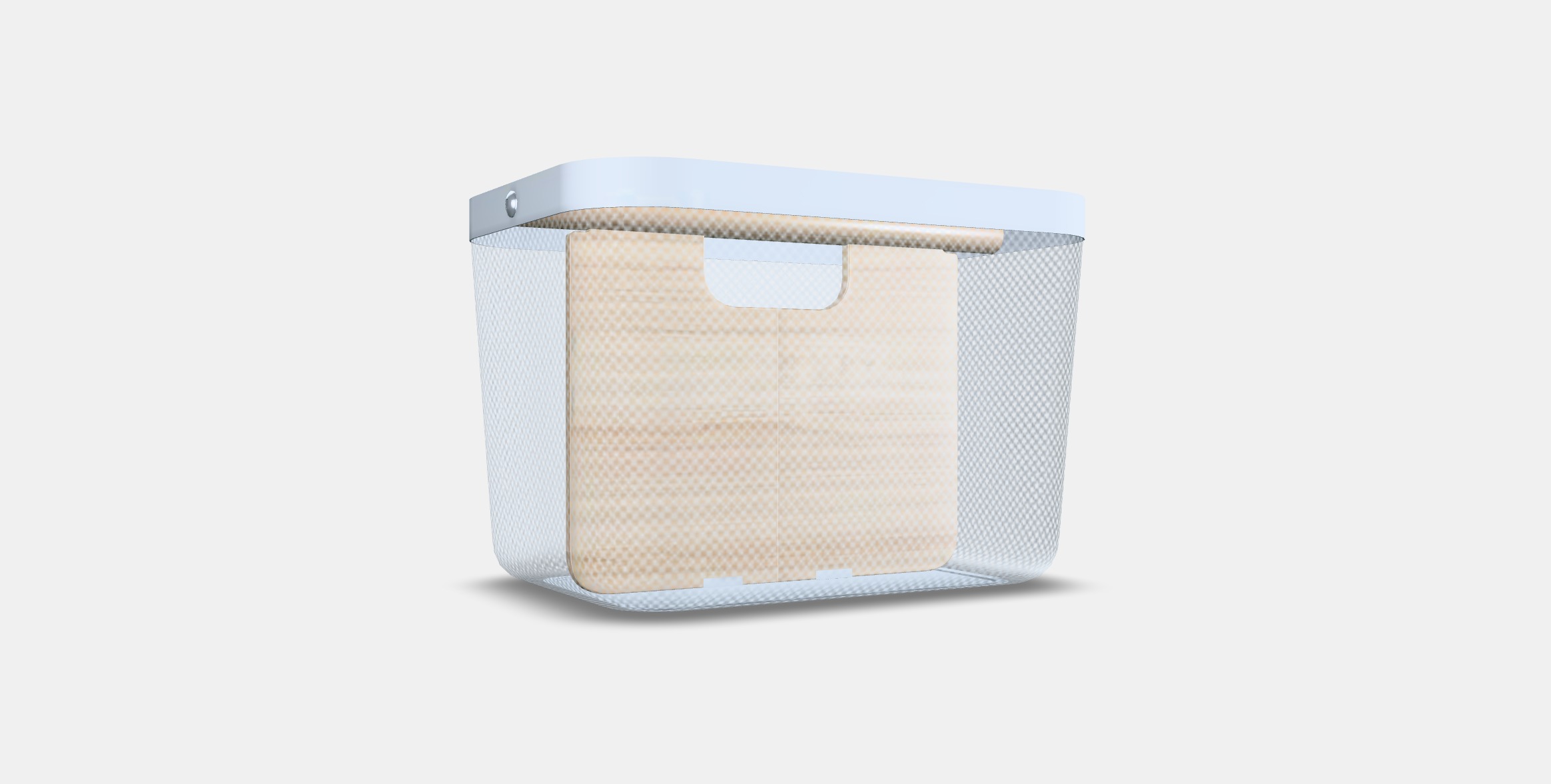 RISATORP Basket with compartments Low-poly 3D model_15