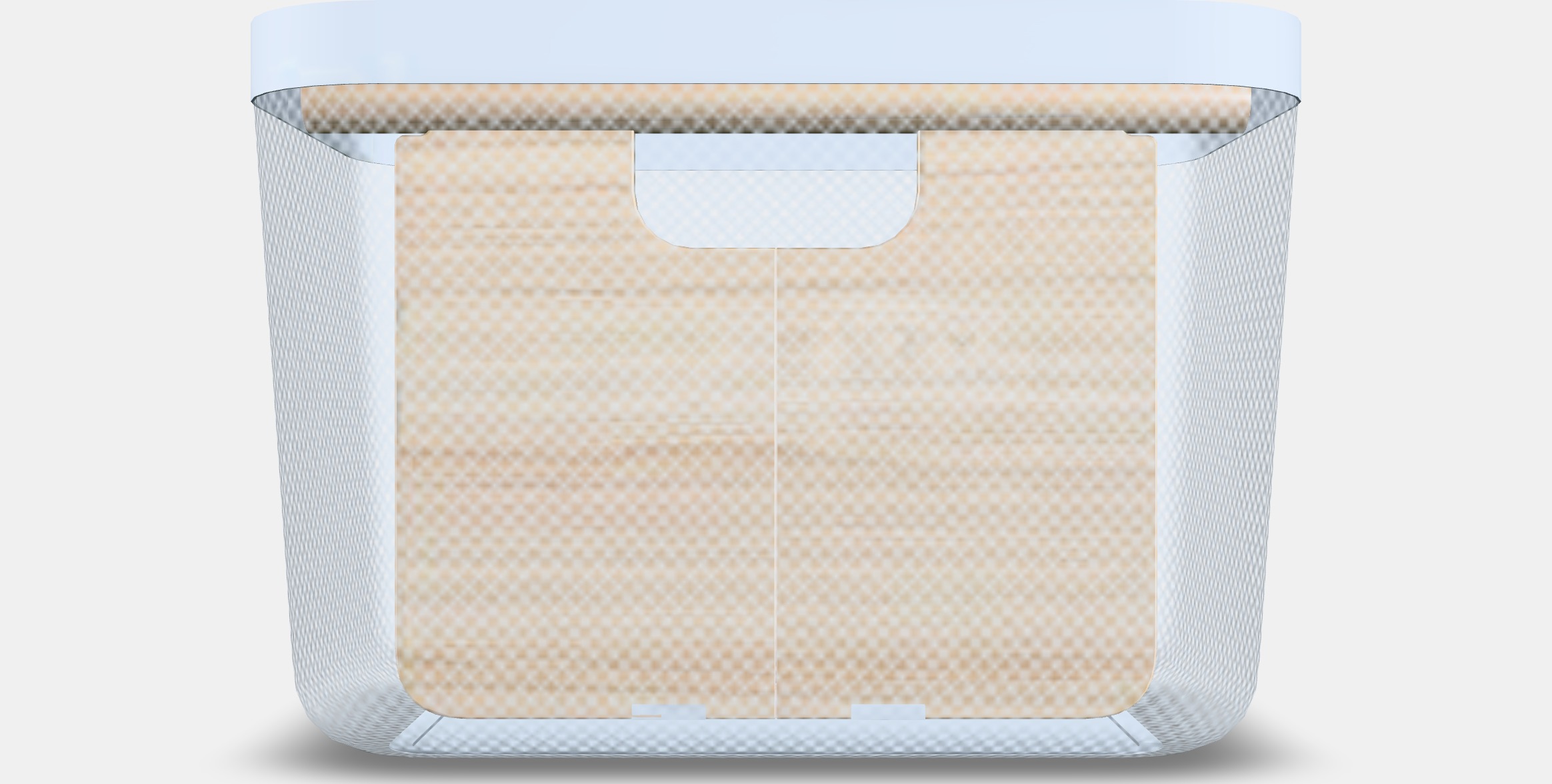 RISATORP Basket with compartments Low-poly 3D model_16