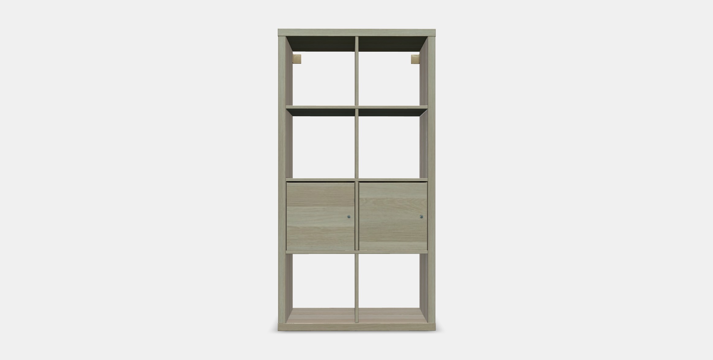 KALLAX Shelving unit with doors 5 Low-poly 3D model_10