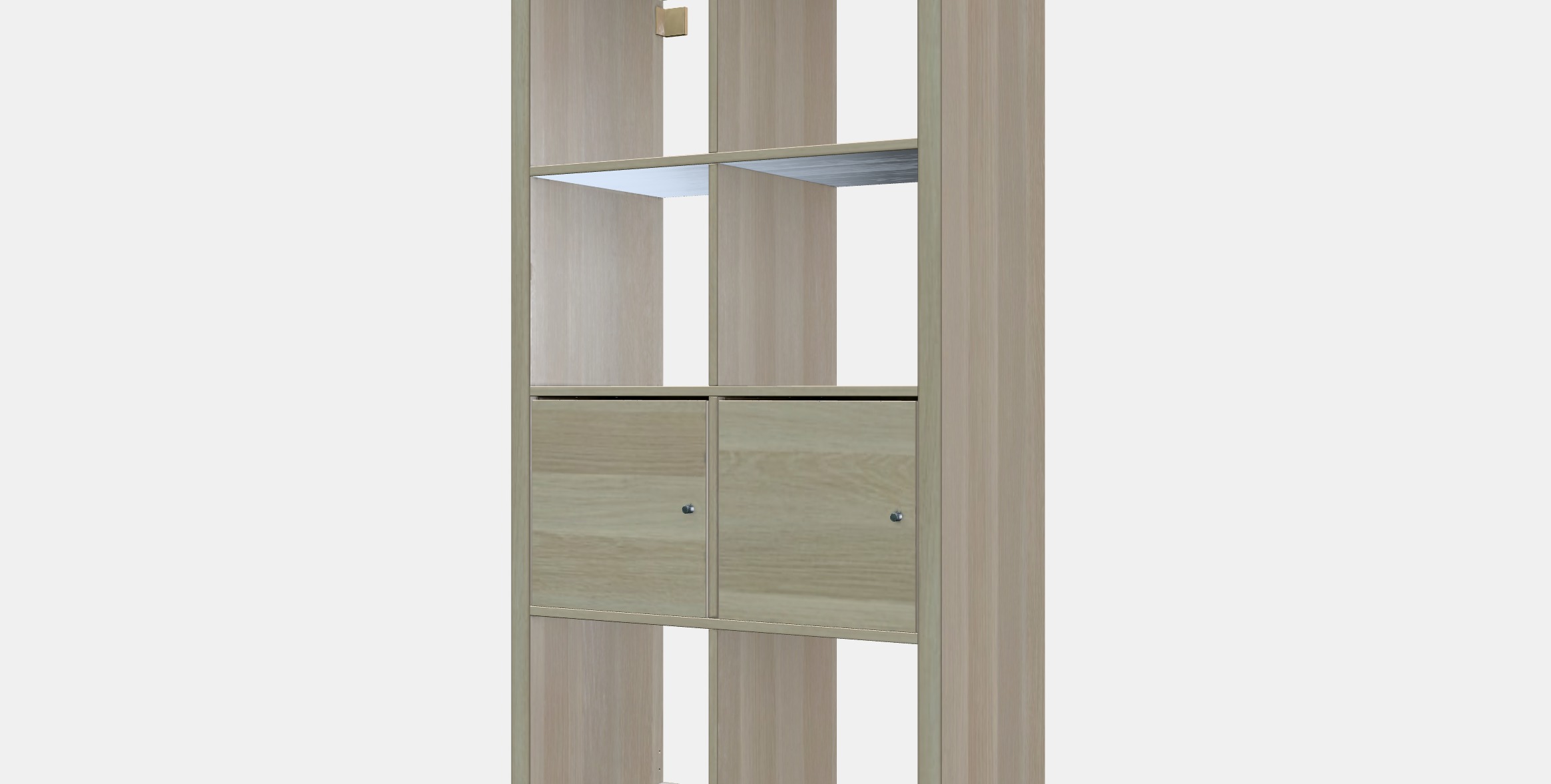 KALLAX Shelving unit with doors 5 Low-poly 3D model_13