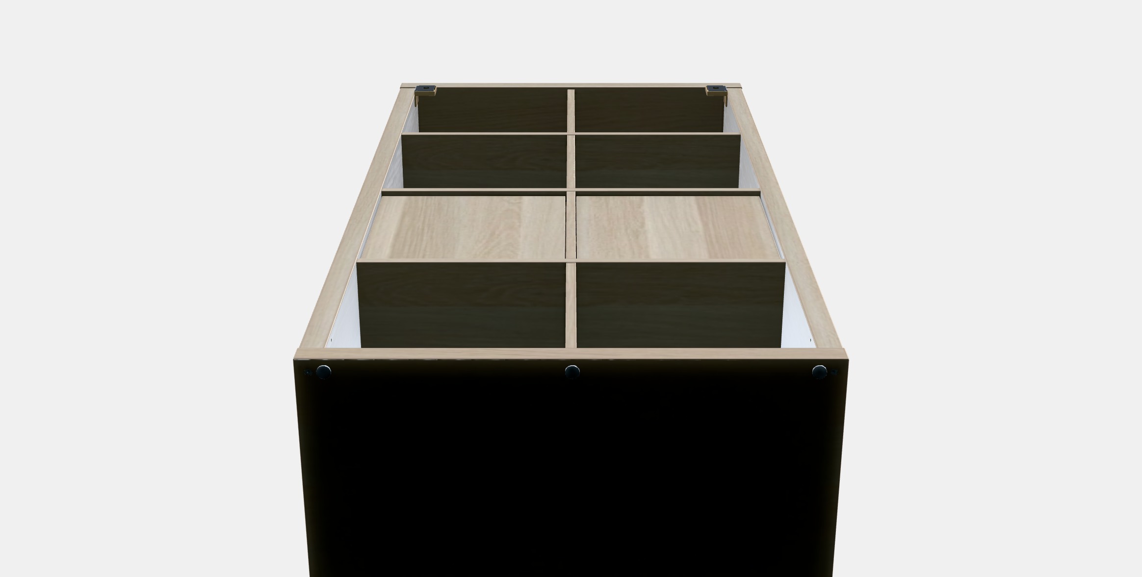 KALLAX Shelving unit with doors 5 Low-poly 3D model_8
