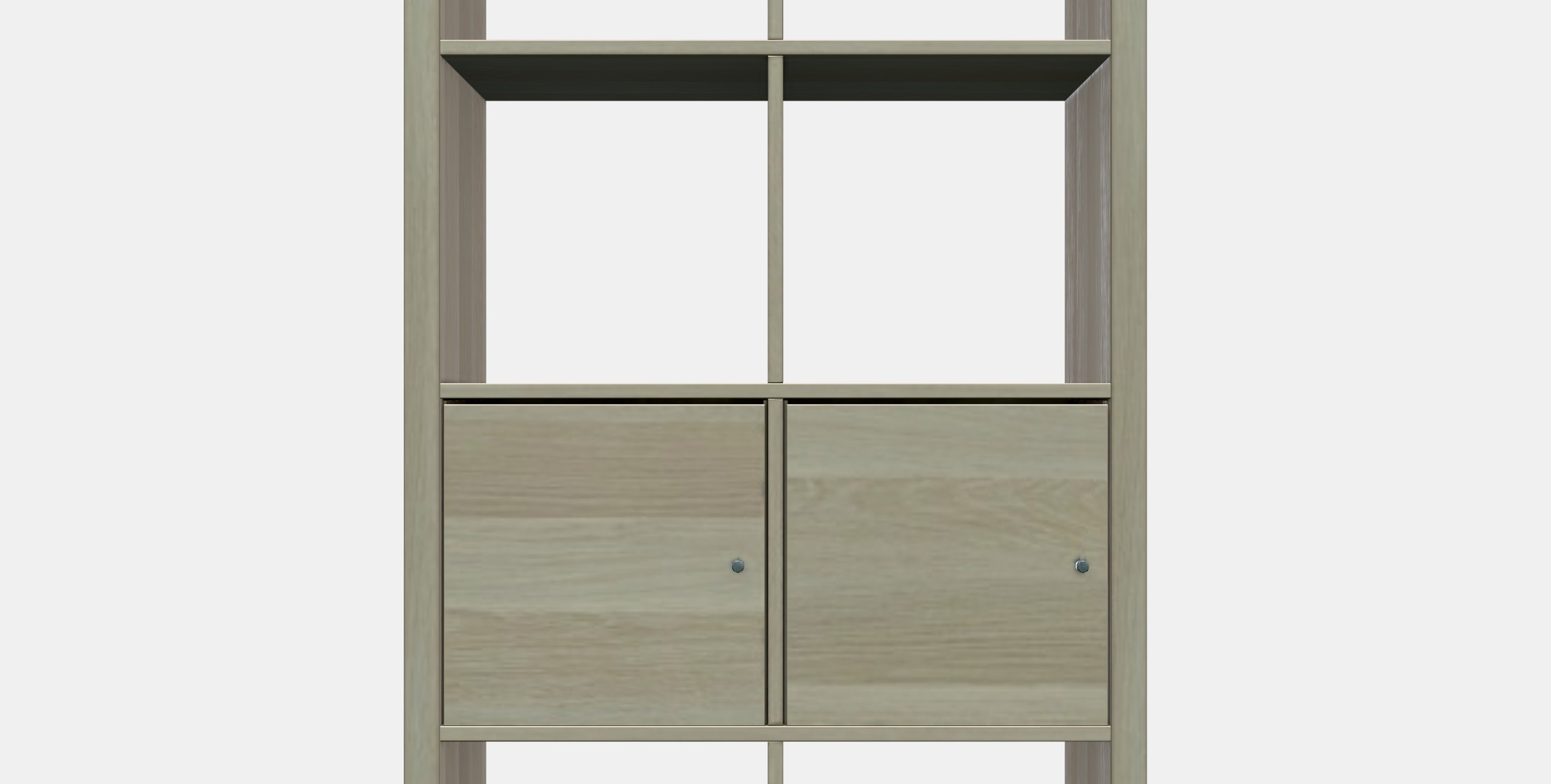 KALLAX Shelving unit with doors 5 Low-poly 3D model_12