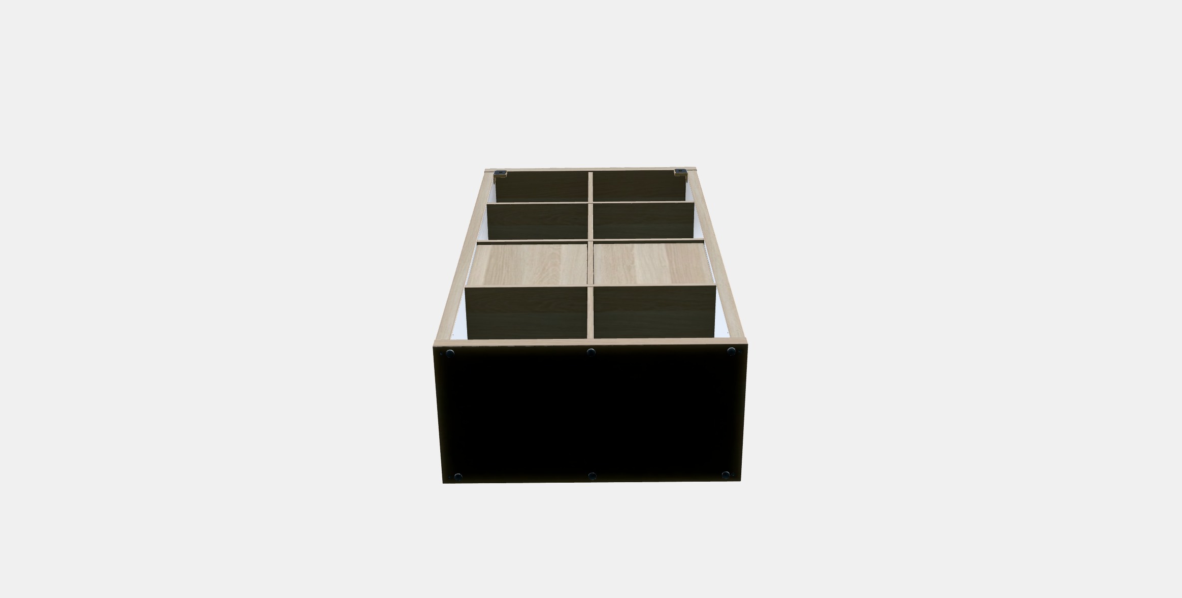 KALLAX Shelving unit with doors 5 Low-poly 3D model_7