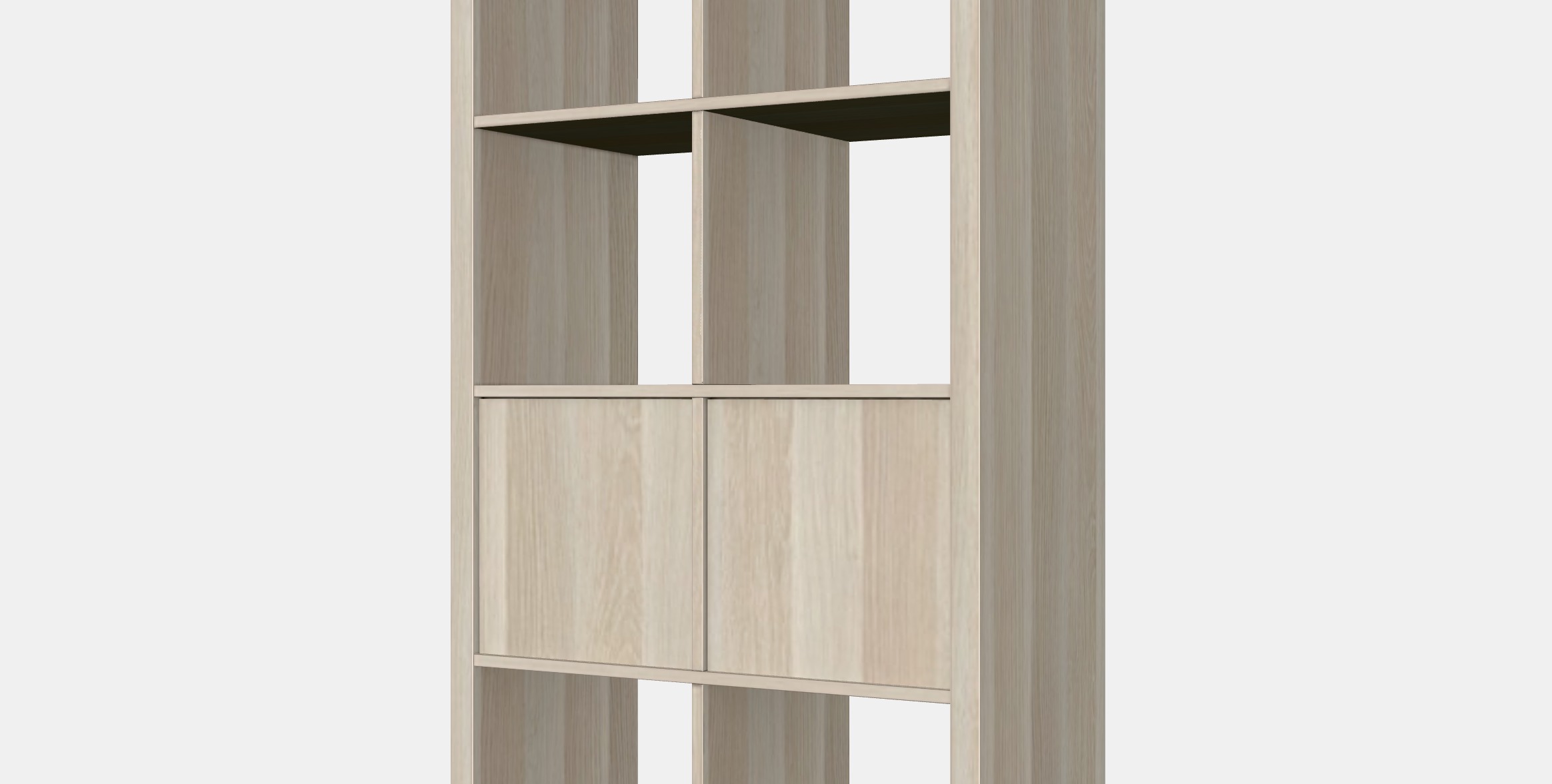 KALLAX Shelving unit with doors 5 Low-poly 3D model_5