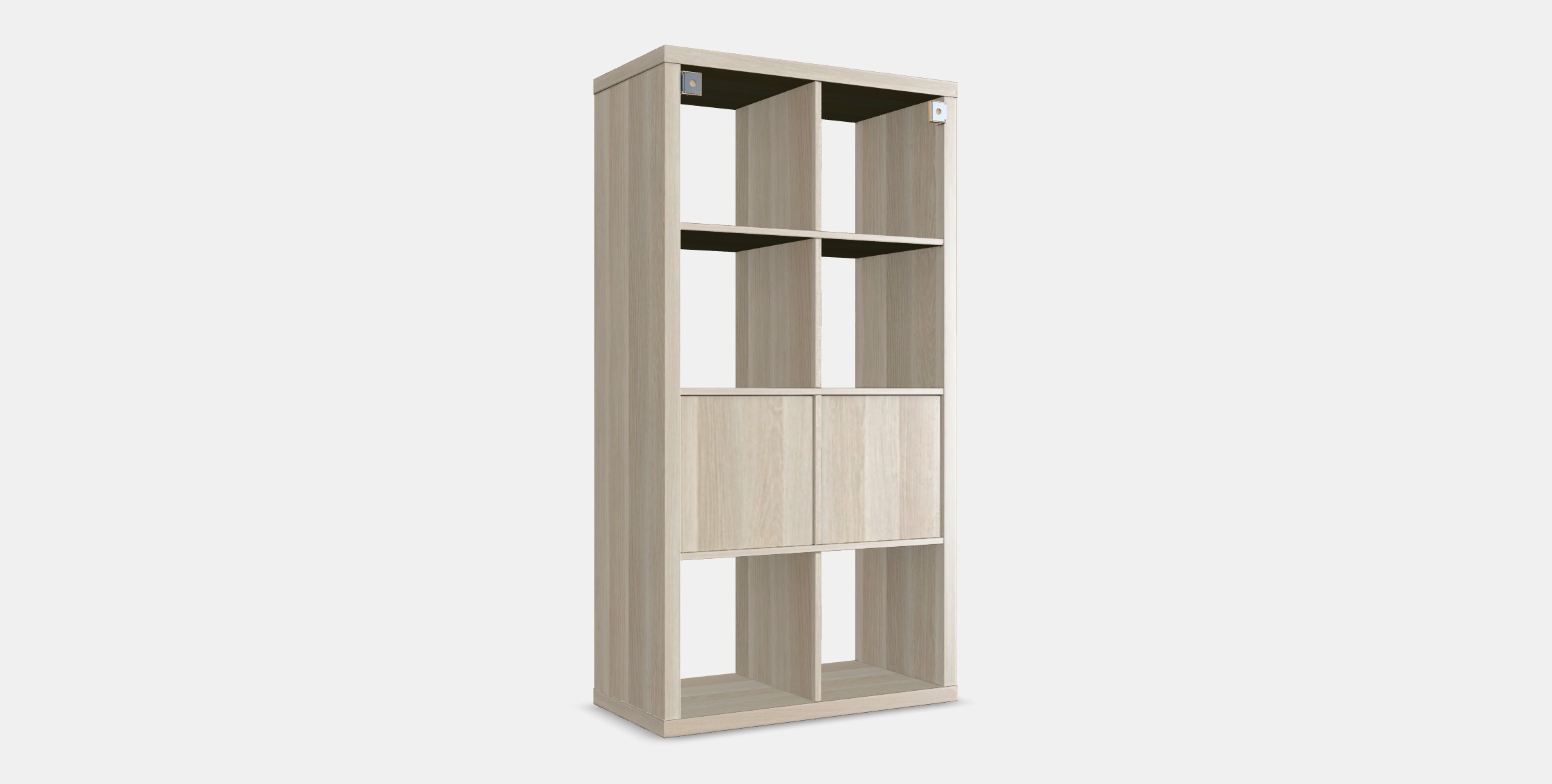 KALLAX Shelving unit with doors 5 Low-poly 3D model_16