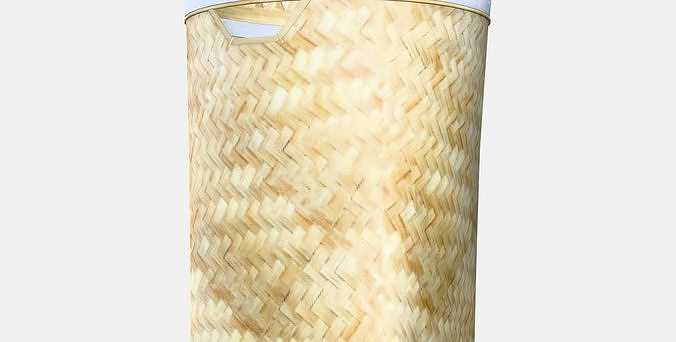SALUDING Laundry basket Low-poly 3D model 4