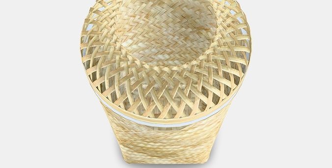 SALUDING Laundry basket Low-poly 3D model 3
