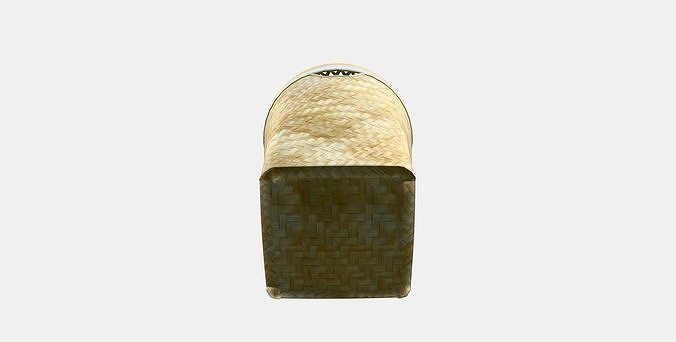 SALUDING Laundry basket Low-poly 3D model 5
