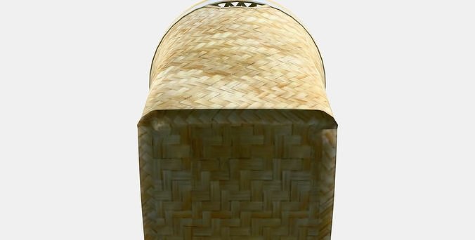 SALUDING Laundry basket Low-poly 3D model 7