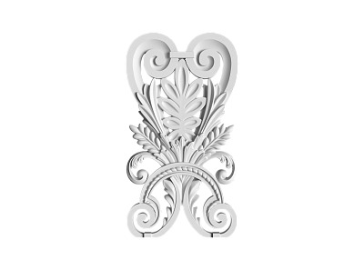 reliefs plaster patterns decorations Free 3D model_5