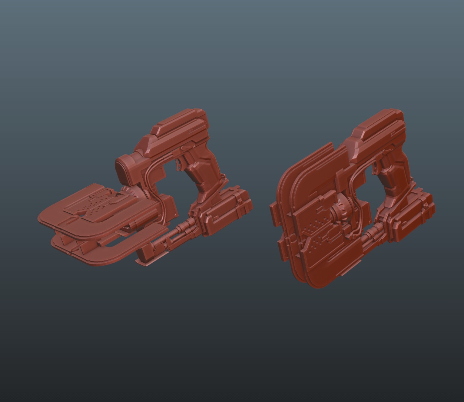 Dead Space 2 Isaac Clarke Bonus Helmet and Plasma Cutter 3D model