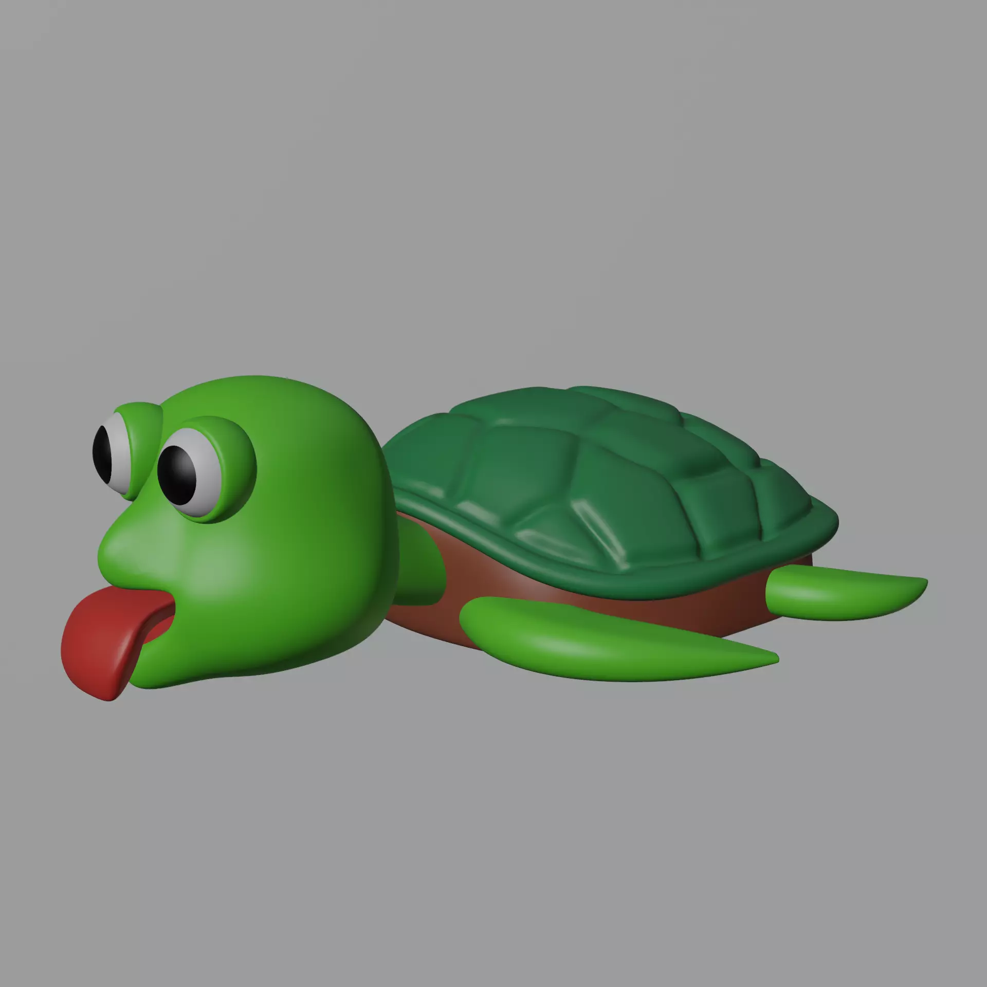 Cute Turtle Free 3D print model