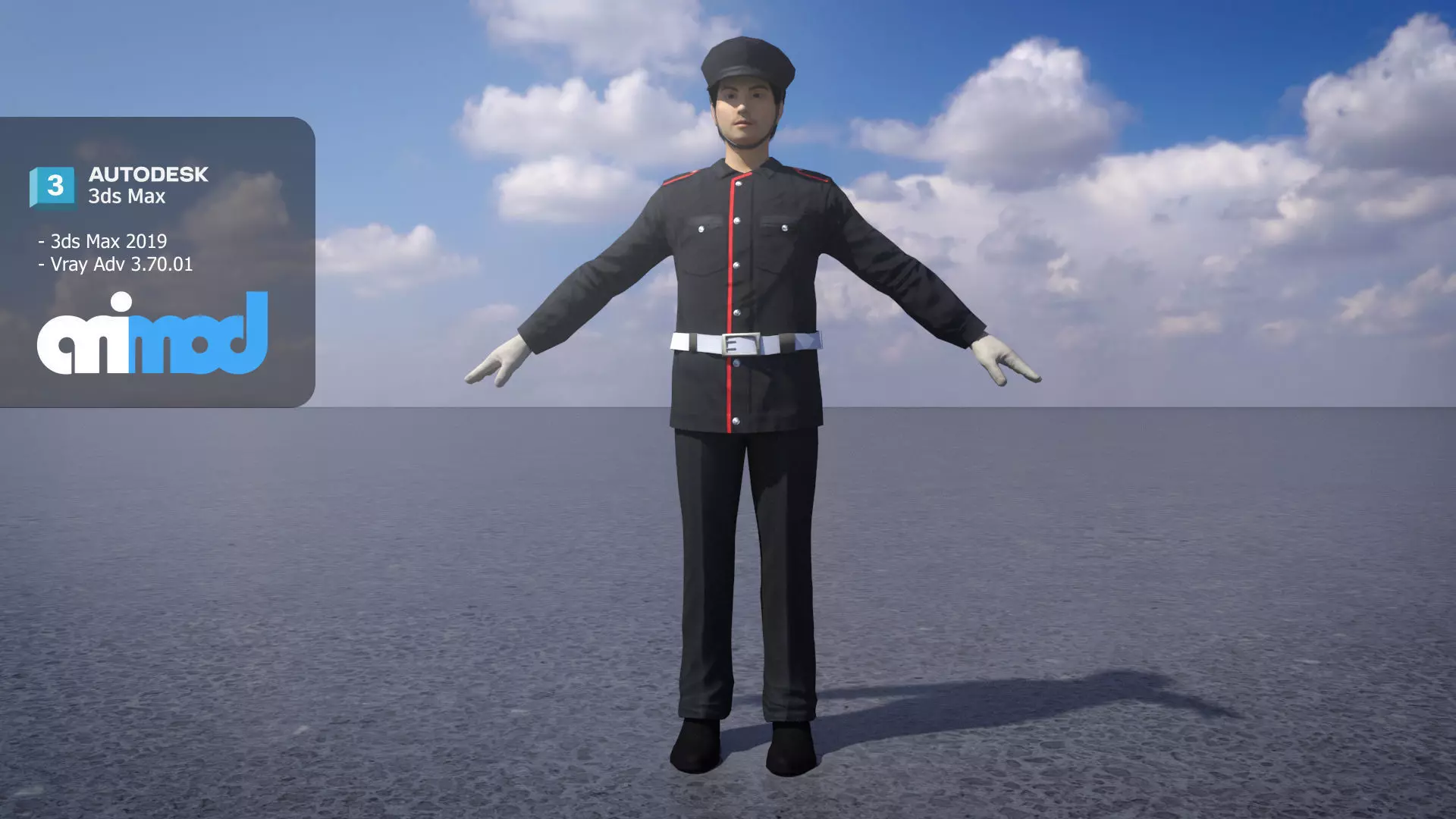 Japan Self Defense Force 0062 3D model