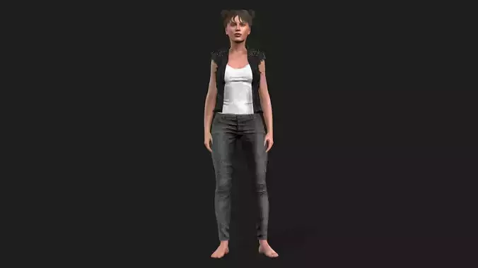 3D Model of a Woman