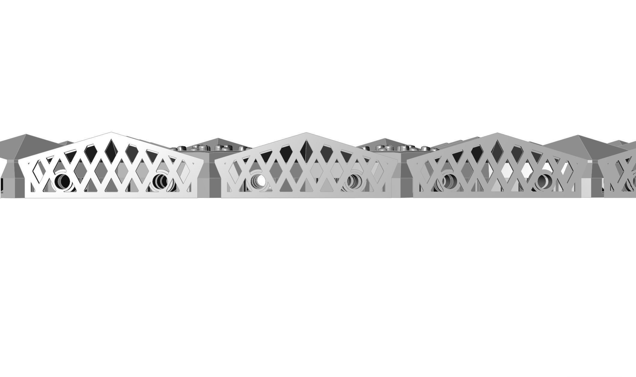 Italian bracelet 20mm cad file 3D print model_3