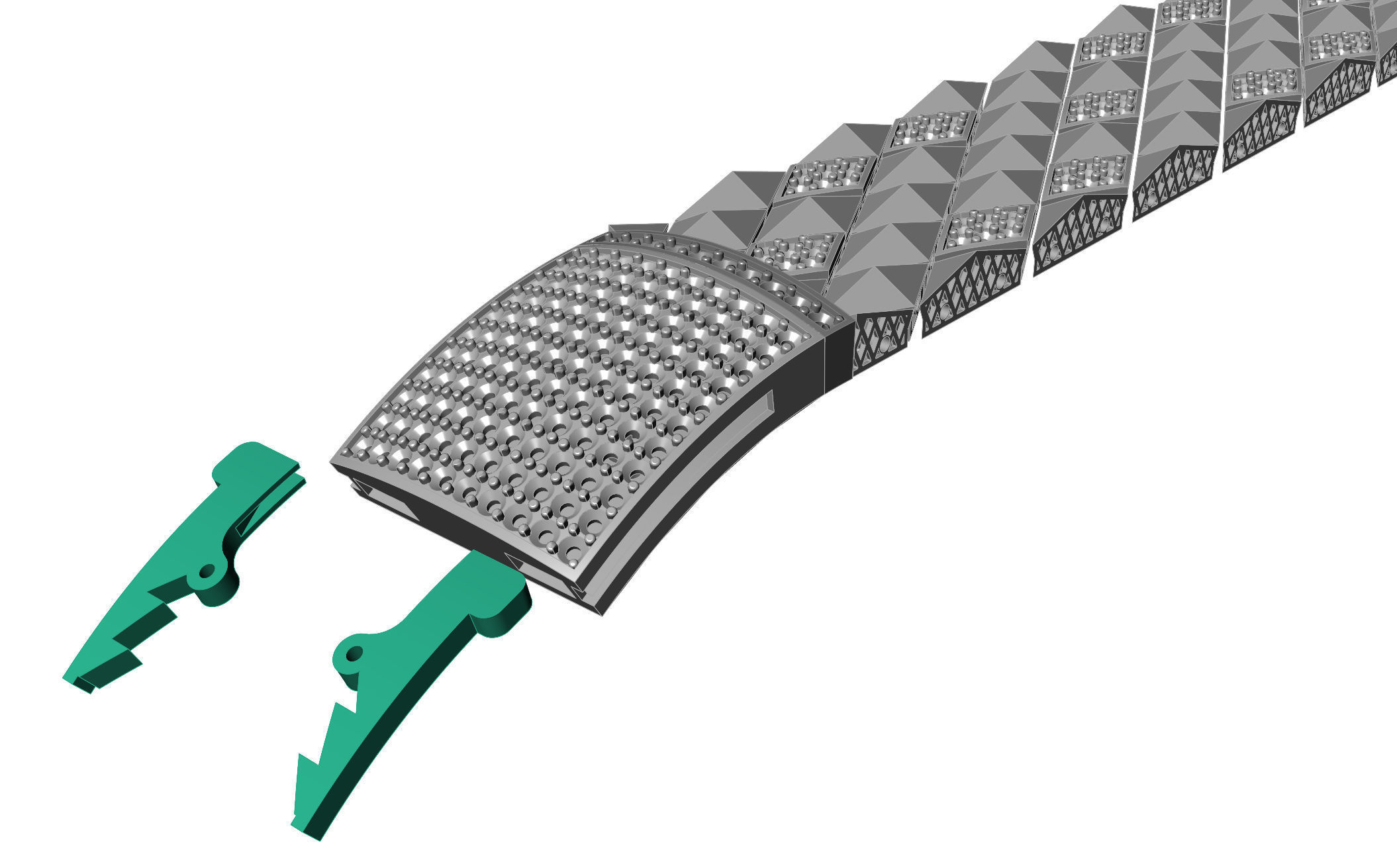 Italian bracelet 20mm cad file 3D print model_2