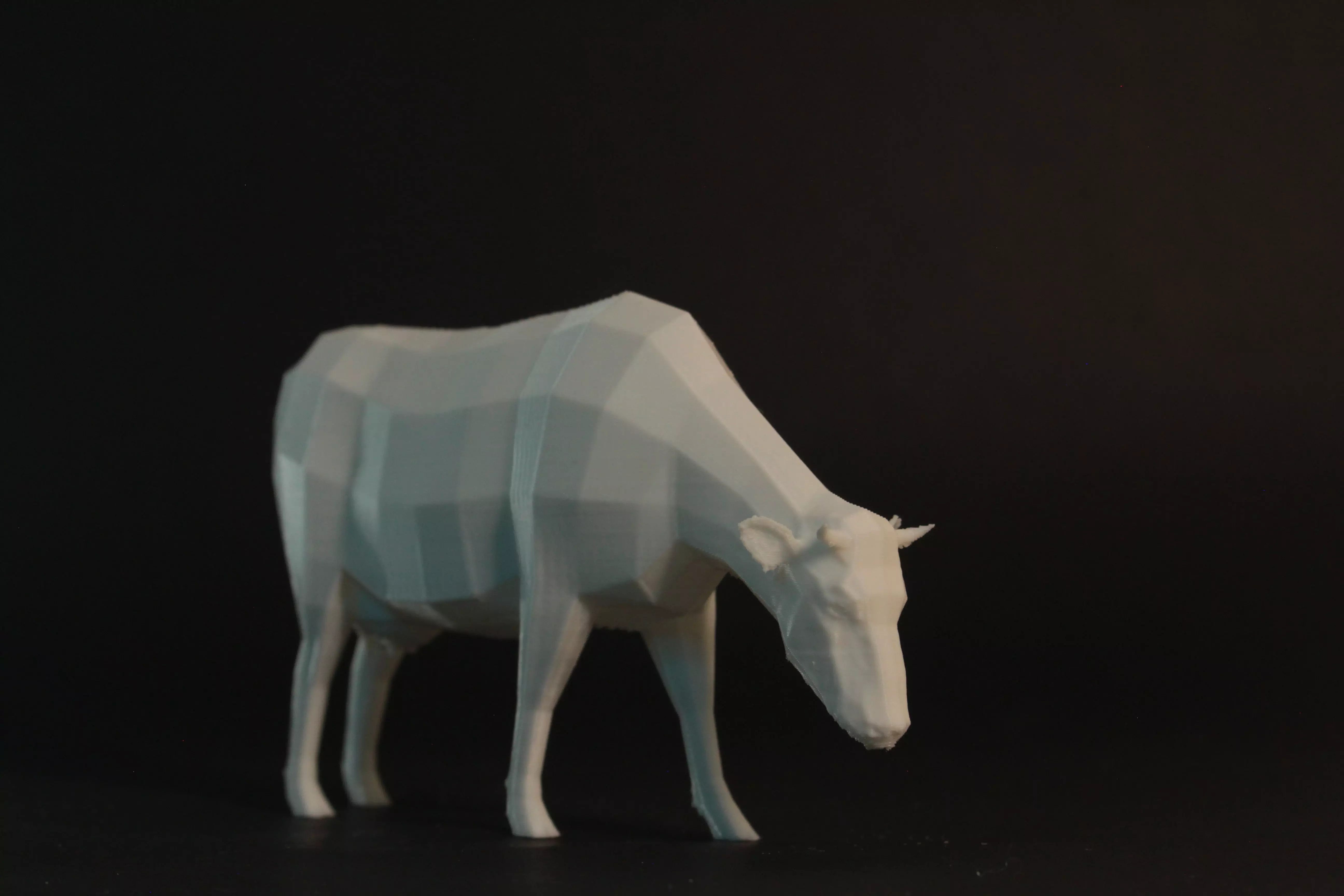 Low Poly Cow 3D print model