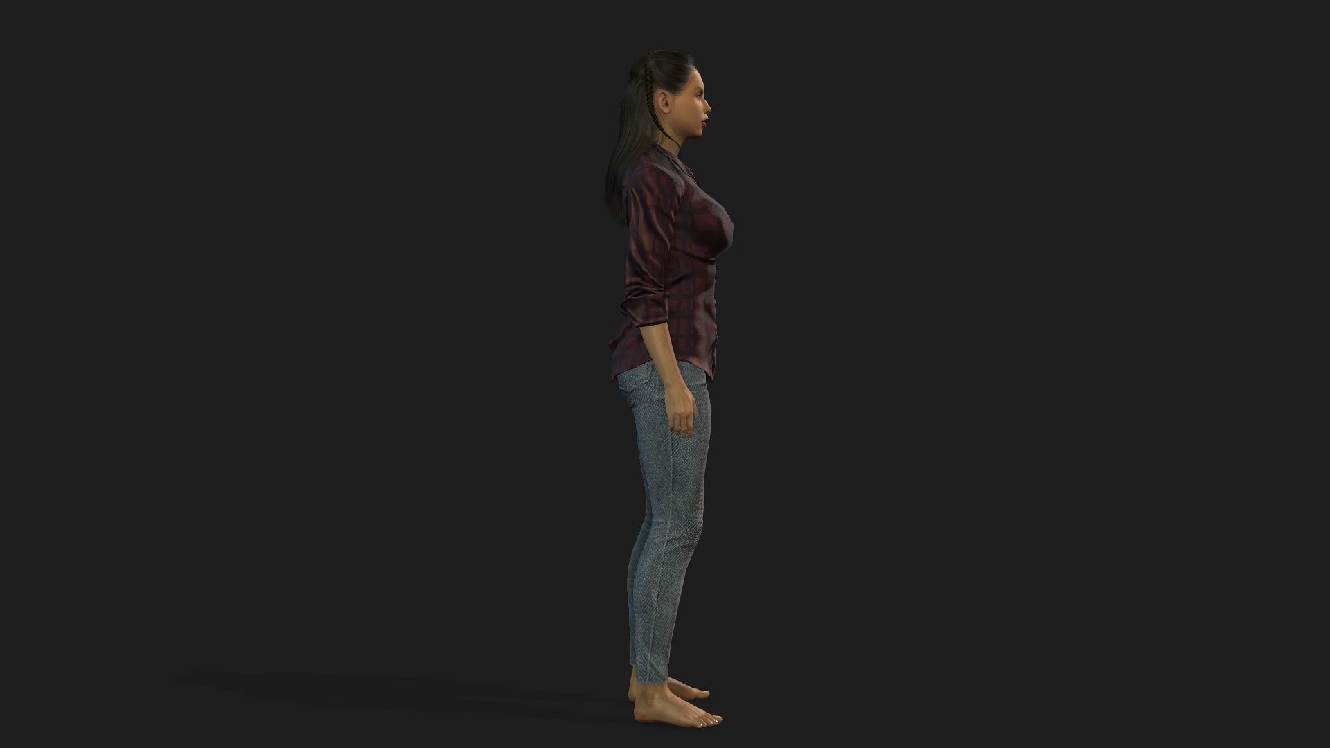 woman 3d model 3D model_3