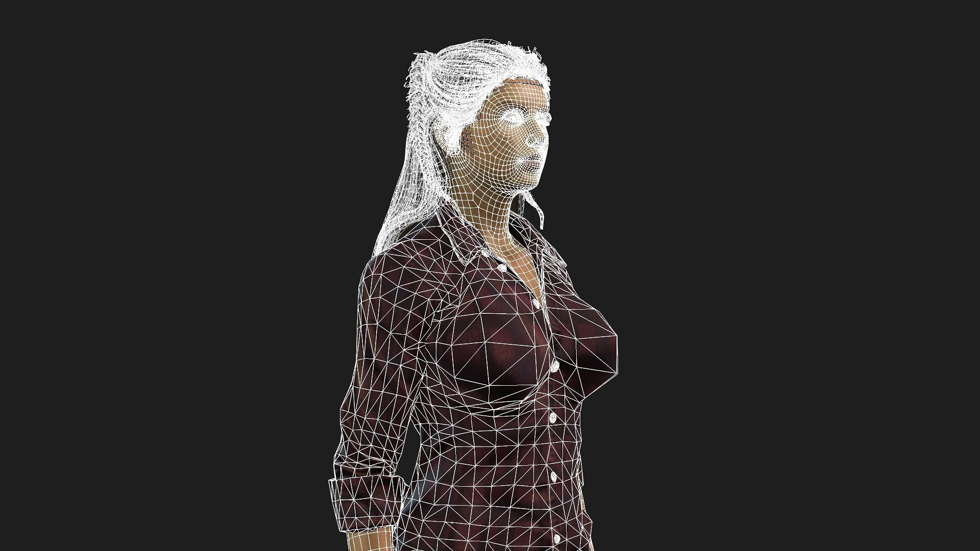 woman 3d model 3D model_23