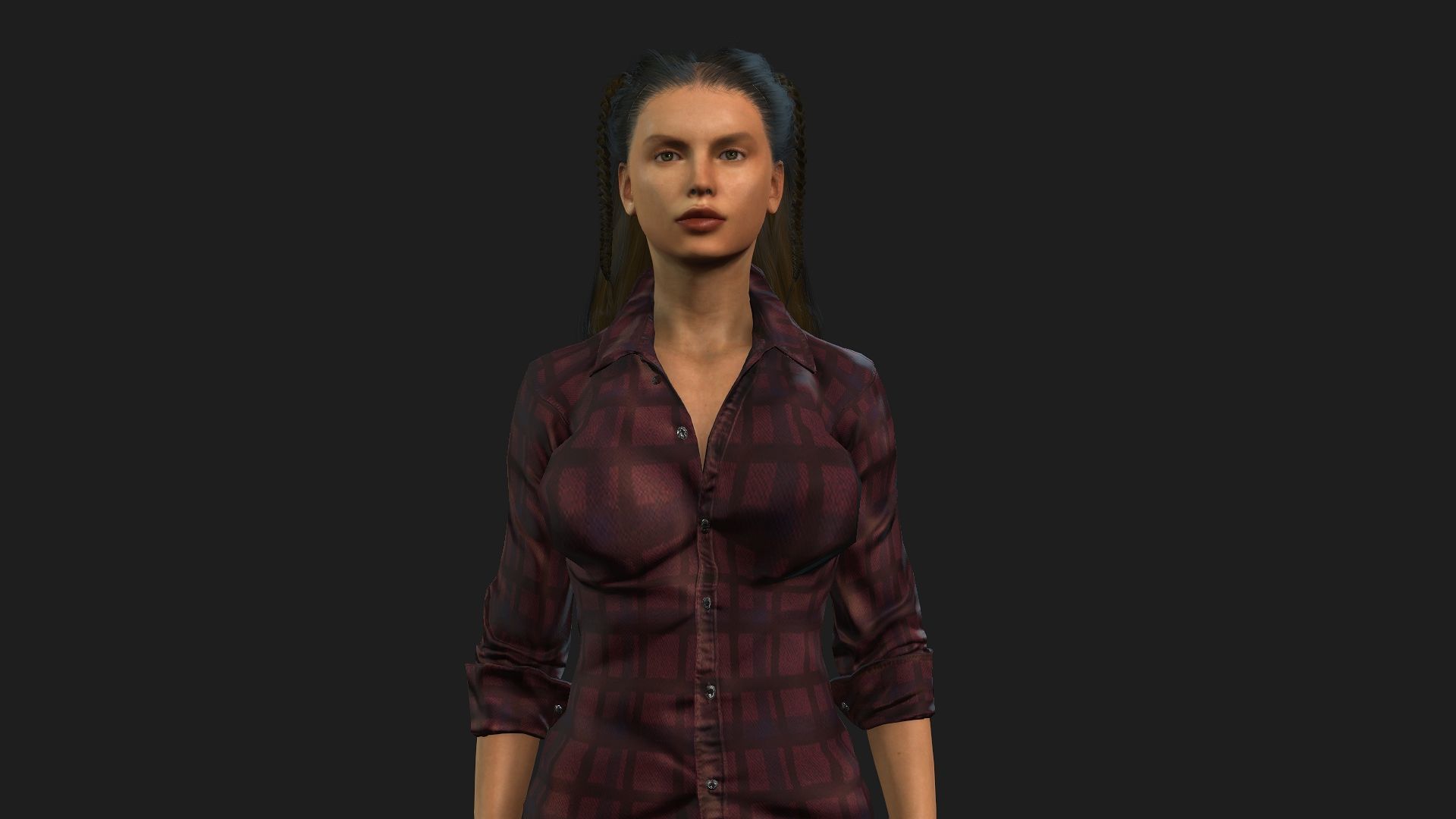 woman 3d model 3D model_1