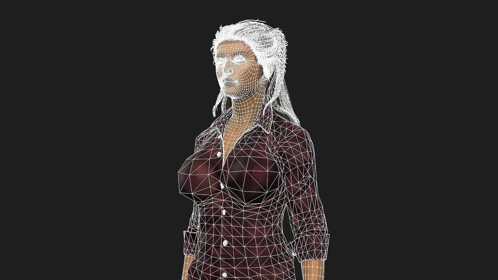 woman 3d model 3D model_22